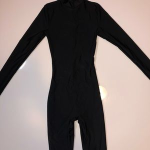 Nylon Black Jumpsuit